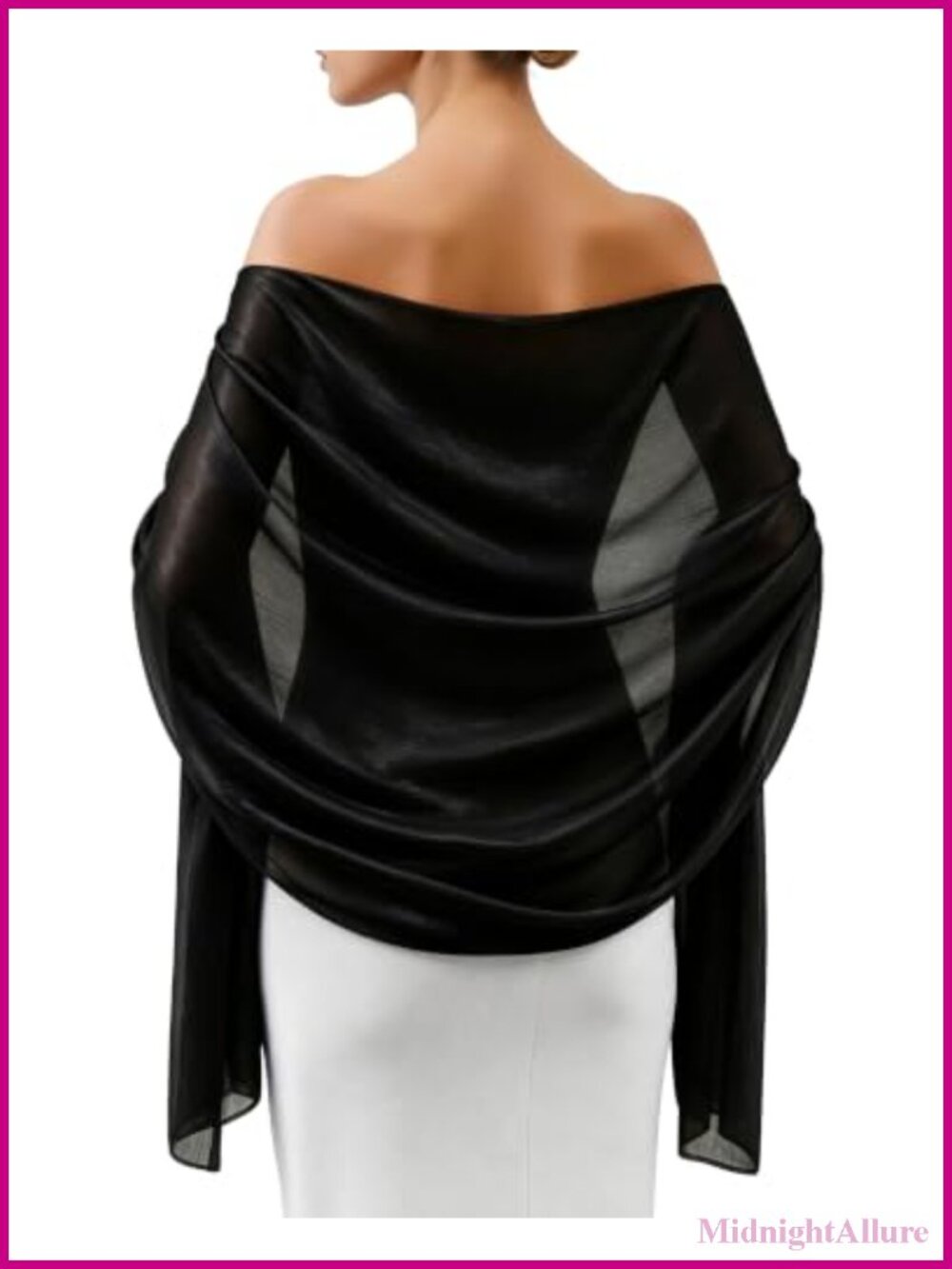 Sheer Openwork Shawl Wrap for Evening Dresses Wedding Formal Cover Up